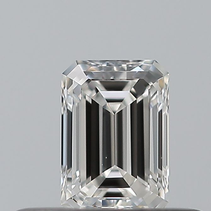 0.25 carat Emerald diamond F VVS2