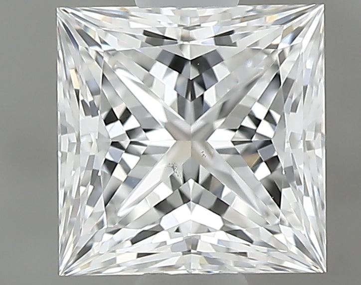 0.80 carat Princess diamond F VS2