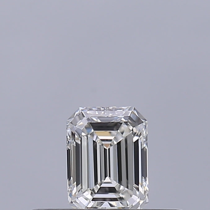 0.23 carat Emerald diamond F VS1