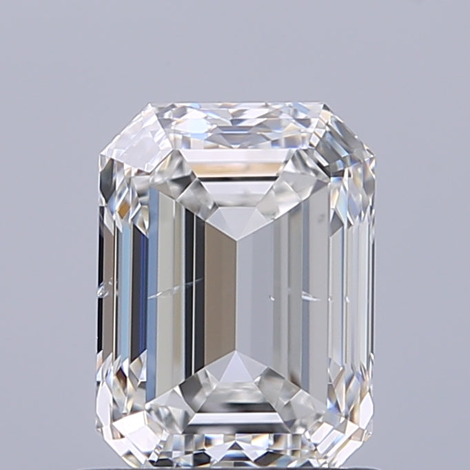 1.00 carat Emerald diamond F SI2