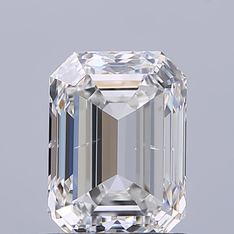 1.00 carat Emerald diamond F SI2