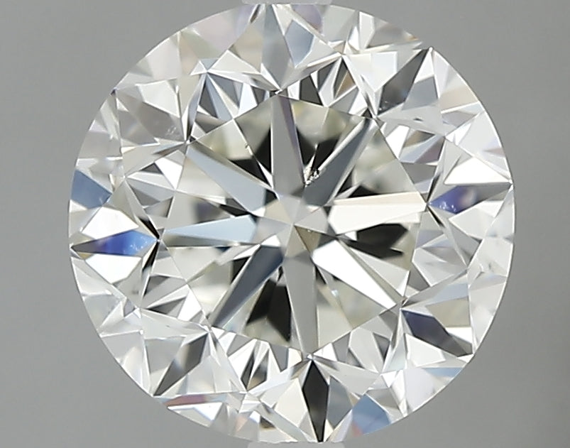 2.01 carat Round diamond J SI1 Good