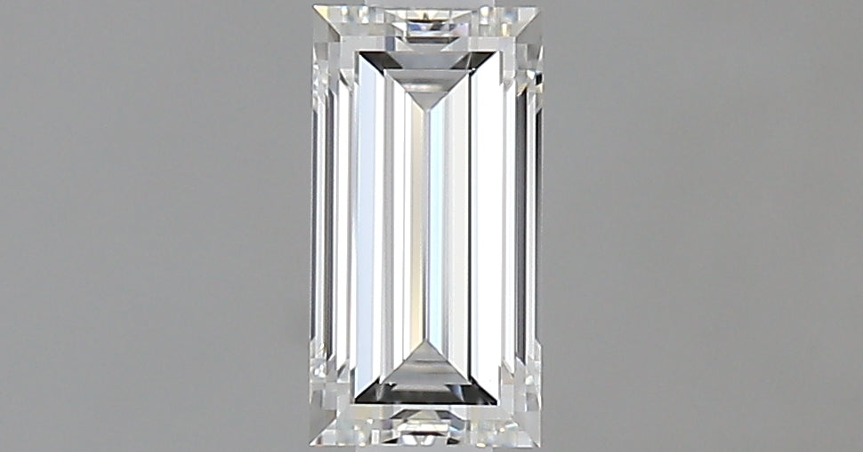 0.53 carat Baguette diamond F VVS2