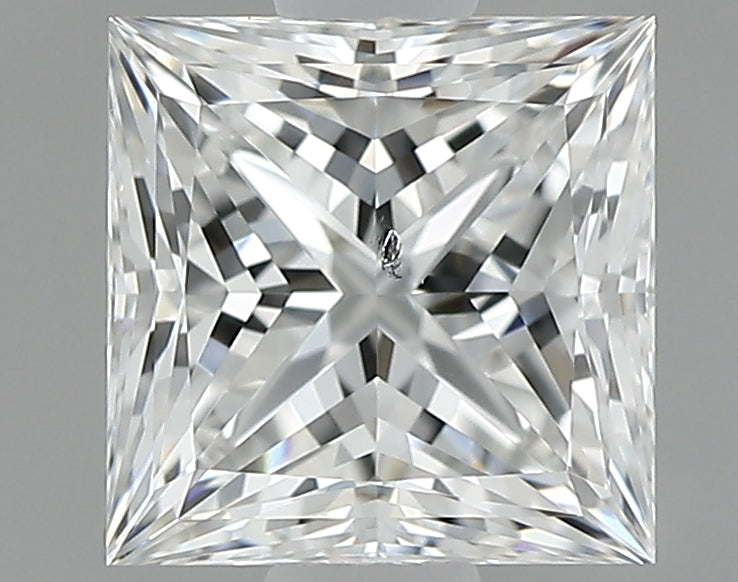 0.90 carat Princess diamond E SI2