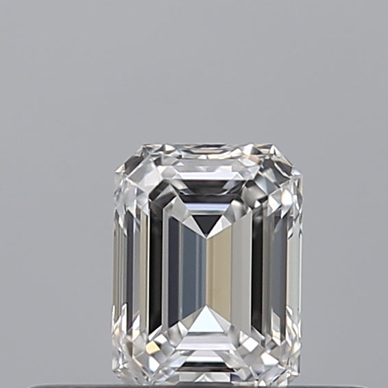 0.29 carat Emerald diamond D VVS2