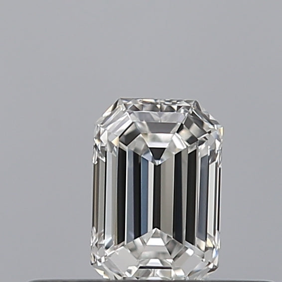 0.25 carat Emerald diamond F VVS1