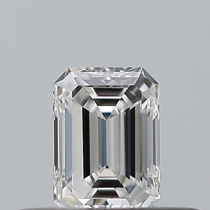 0.23 carat Emerald diamond D VVS2