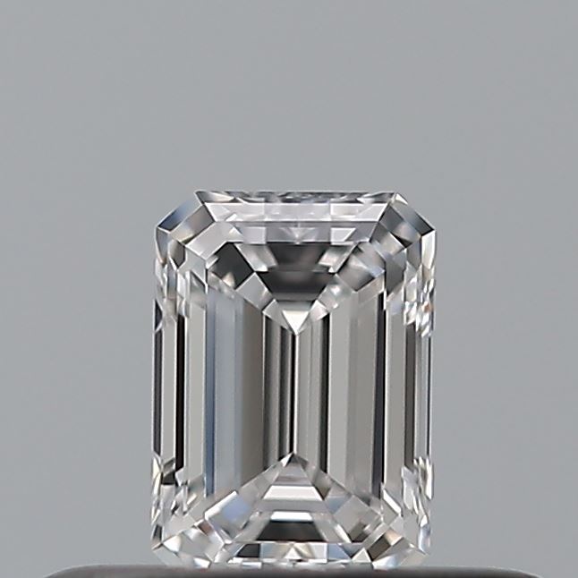 0.24 carat Emerald diamond D VVS2