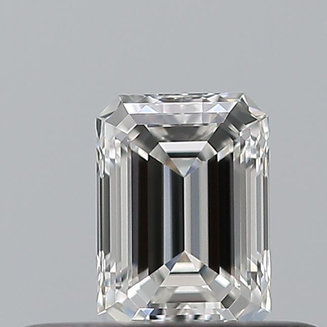 0.24 carat Emerald diamond F VVS2