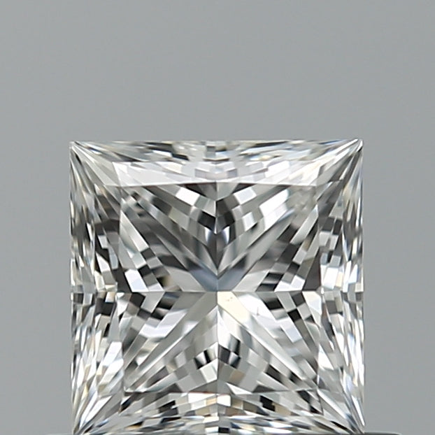 0.71 carat Princess diamond F VS2