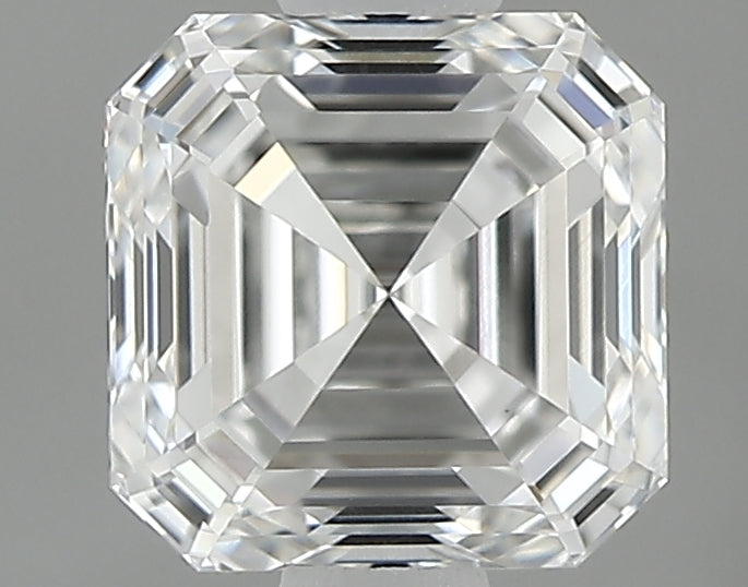 0.80 carat Asscher diamond F VVS2
