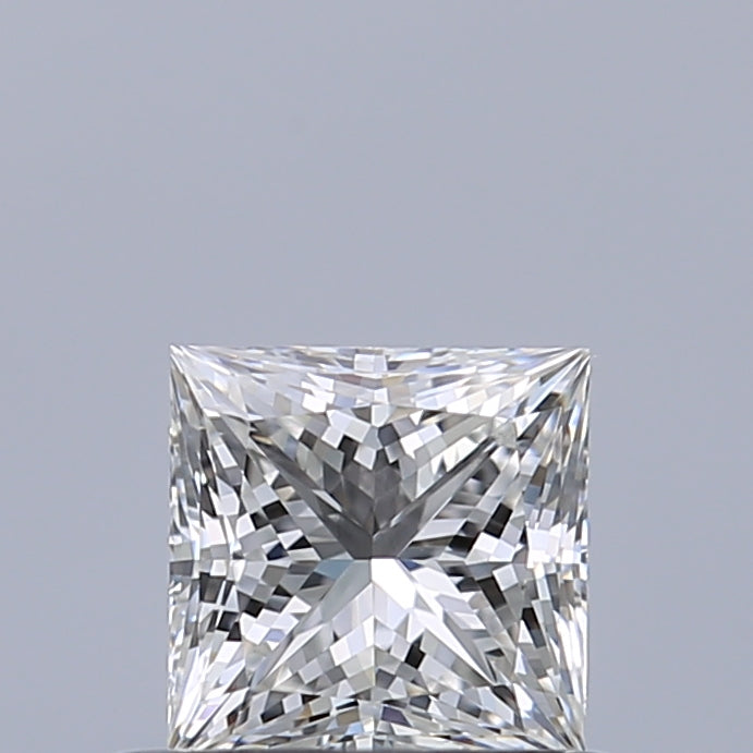 0.51 carat Princess diamond F VVS2
