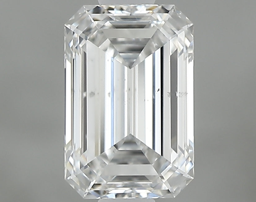 0.82 carat Emerald diamond E SI2