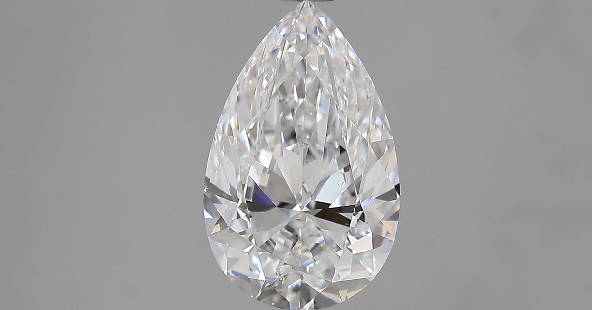 2.01 carat Pear diamond D SI1