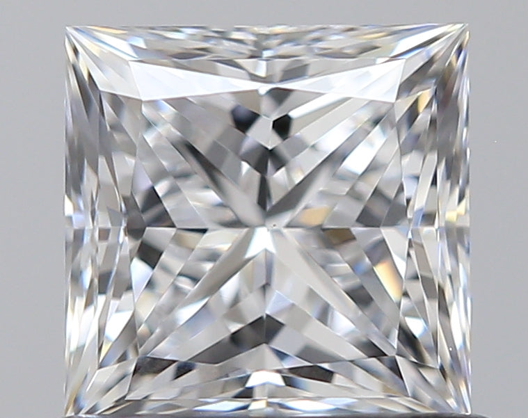 0.81 carat Princess diamond D VS2