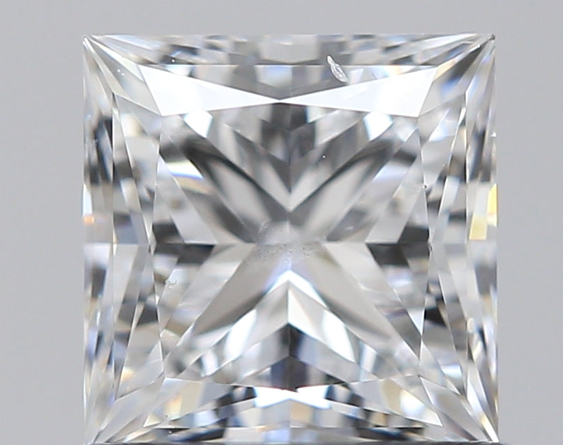 0.91 carat Princess diamond E SI2