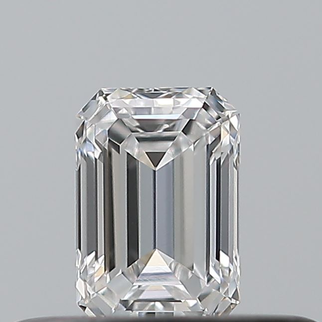 0.24 carat Emerald diamond D VVS2