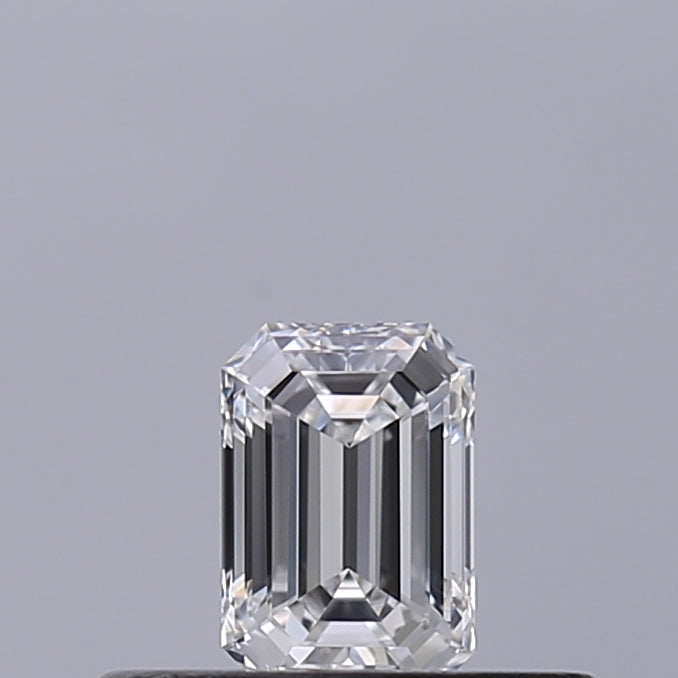 0.24 carat Emerald diamond D VVS2