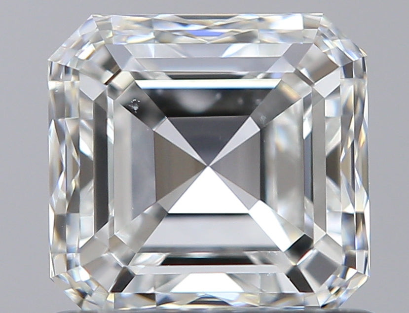 0.91 carat Asscher diamond G VS2