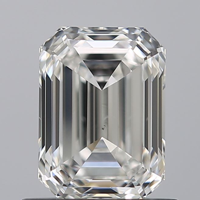 1.02 carat Emerald diamond F VS2