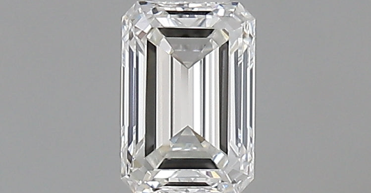 0.37 carat Emerald diamond F VVS2