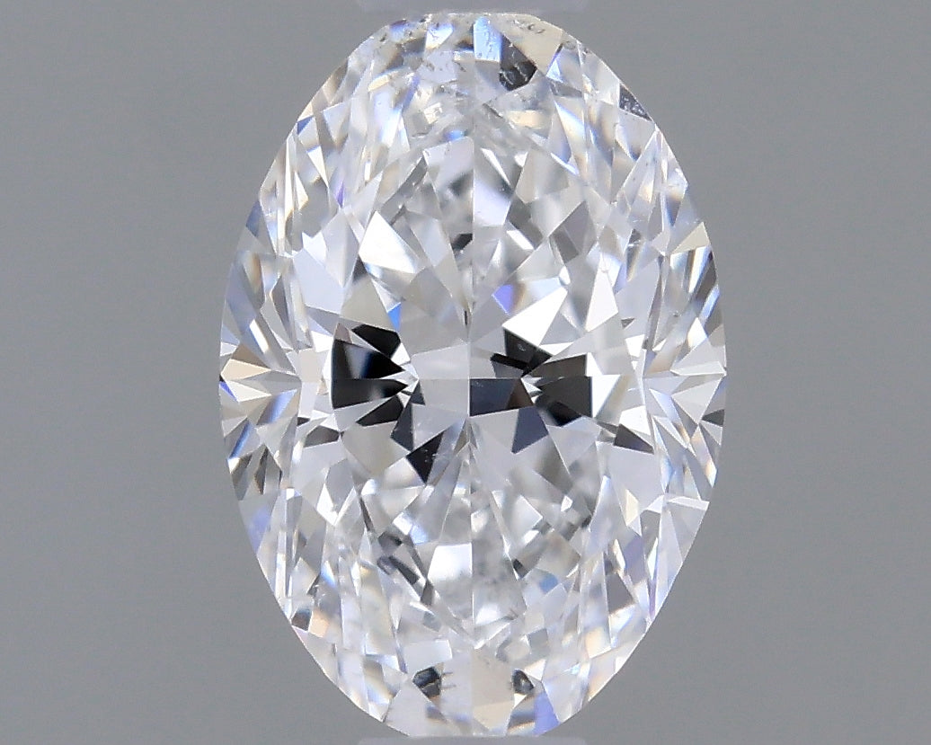 0.50 carat Oval diamond D SI2