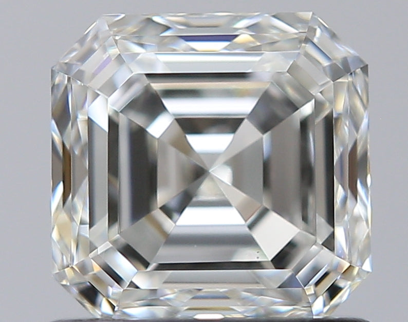 0.91 carat Asscher diamond H VS2