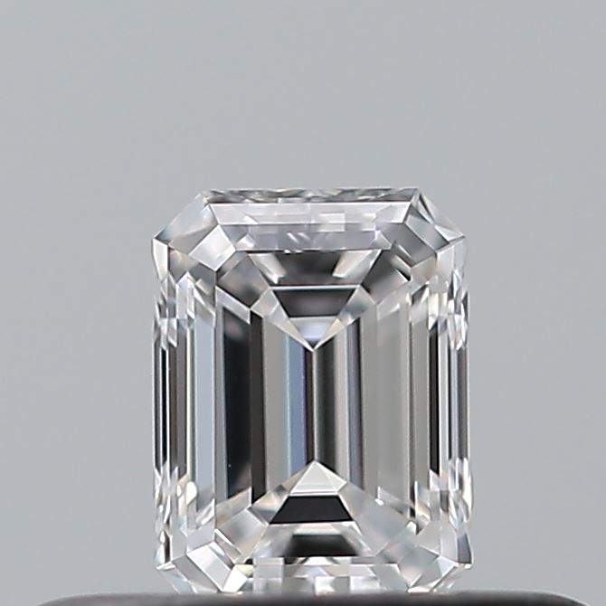 0.24 carat Emerald diamond D VVS2