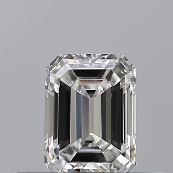 0.38 carat Emerald diamond E VVS2