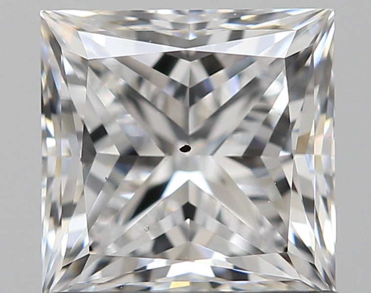 0.91 carat Princess diamond D SI1
