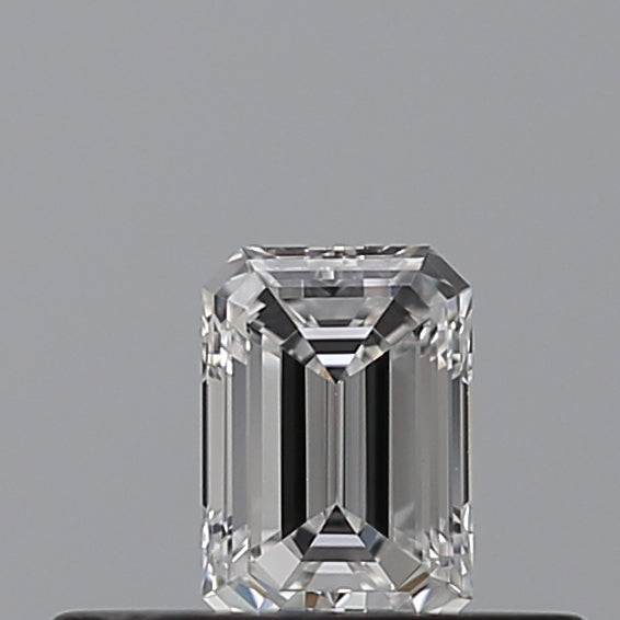 0.23 carat Emerald diamond D VVS2