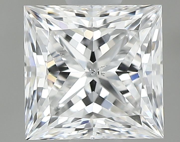 0.90 carat Princess diamond E SI2