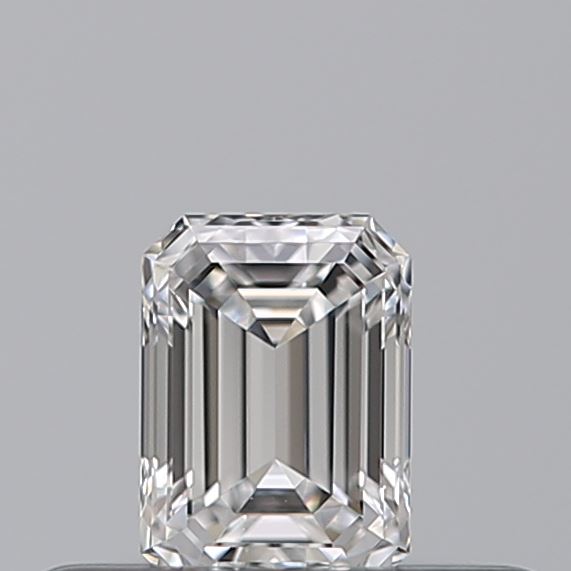 0.23 carat Emerald diamond D VVS1