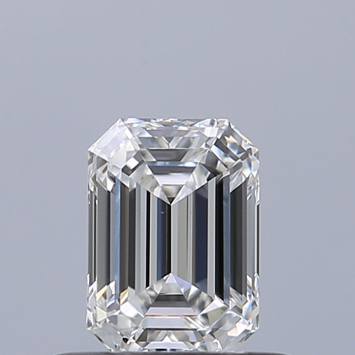 0.53 carat Emerald diamond F VS1