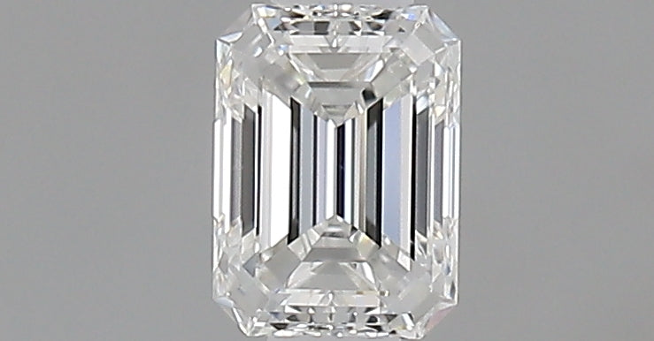 0.37 carat Emerald diamond F VVS2