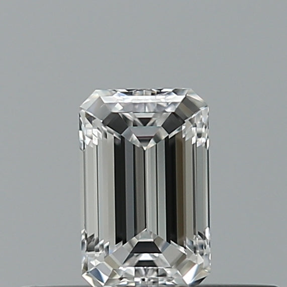 0.25 carat Emerald diamond D VVS2