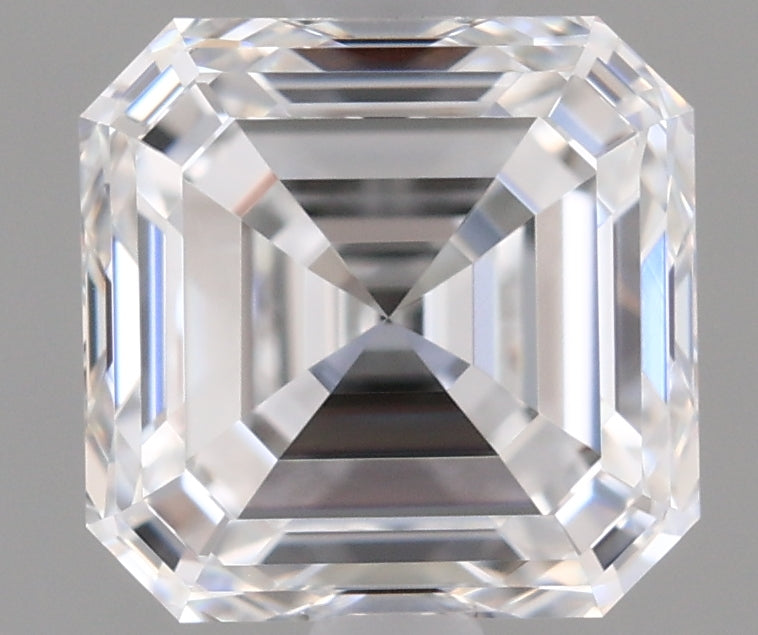 0.83 carat Asscher diamond E VVS2