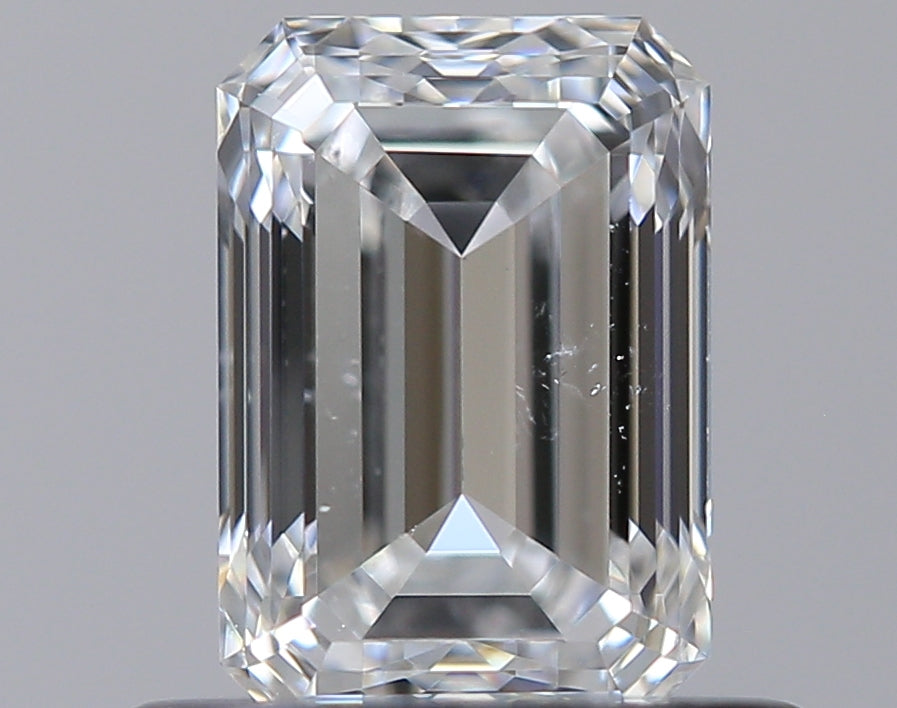 0.61 carat Emerald diamond E SI2