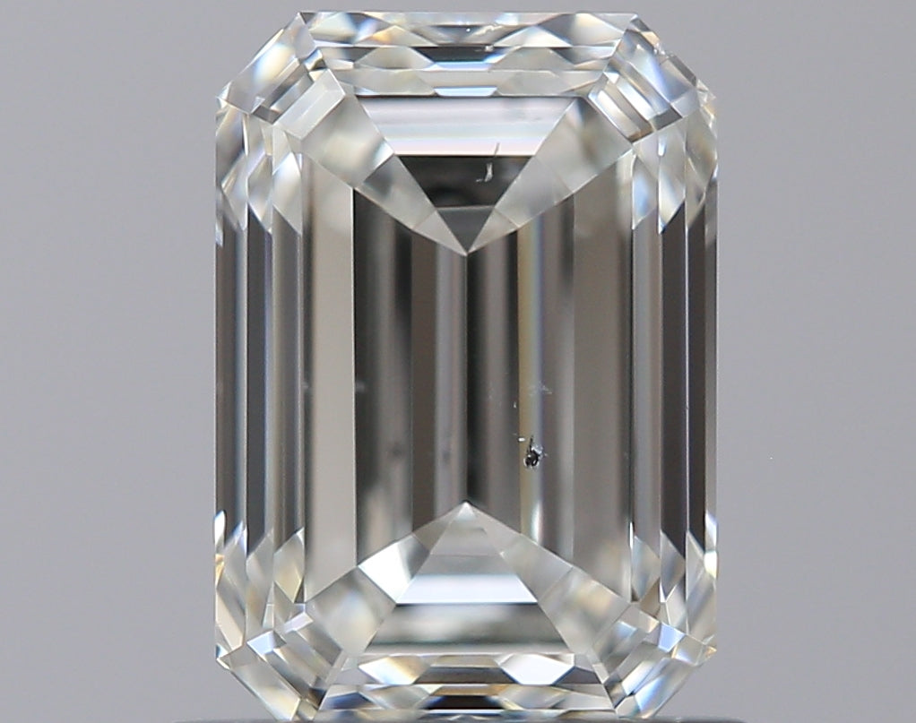 0.91 carat Emerald diamond I SI1