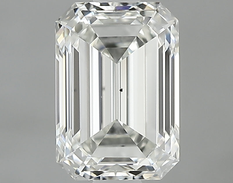 1.00 carat Emerald diamond H SI1