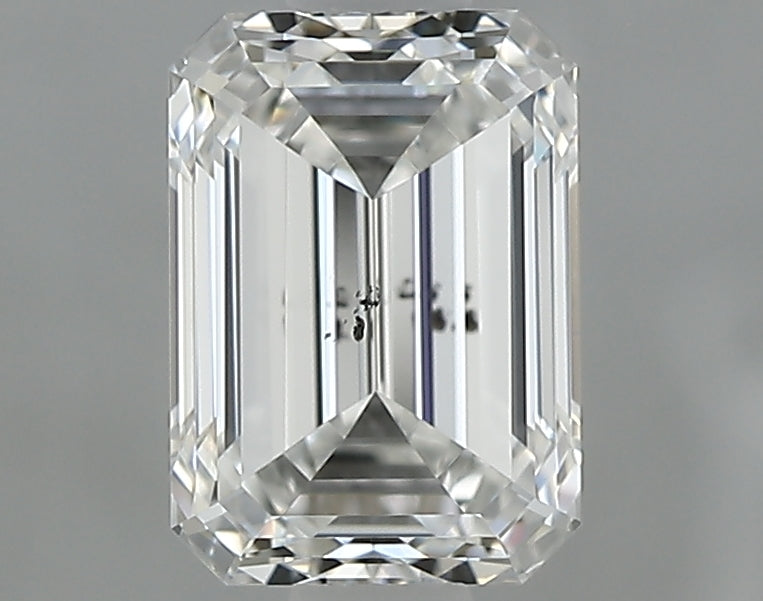 0.91 carat Emerald diamond F SI2