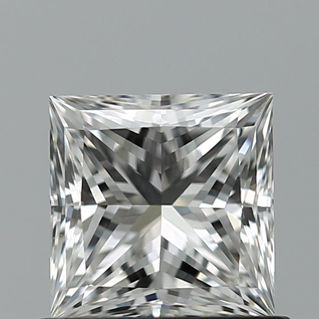 0.90 carat Princess diamond F VVS2