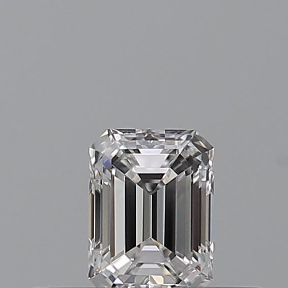 0.23 carat Emerald diamond D  VVS2