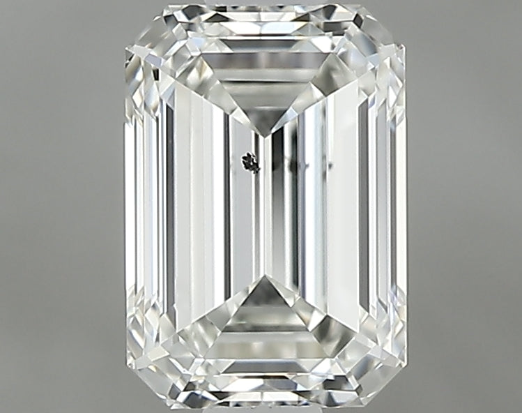 0.90 carat Emerald diamond I SI2