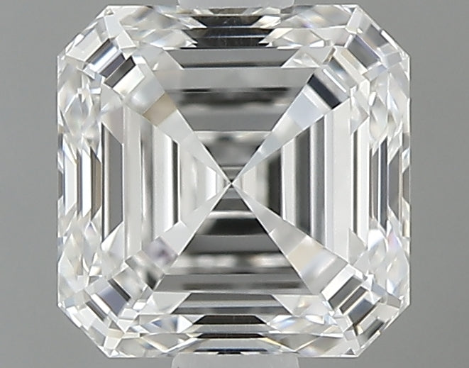 0.72 carat Asscher diamond F VVS1