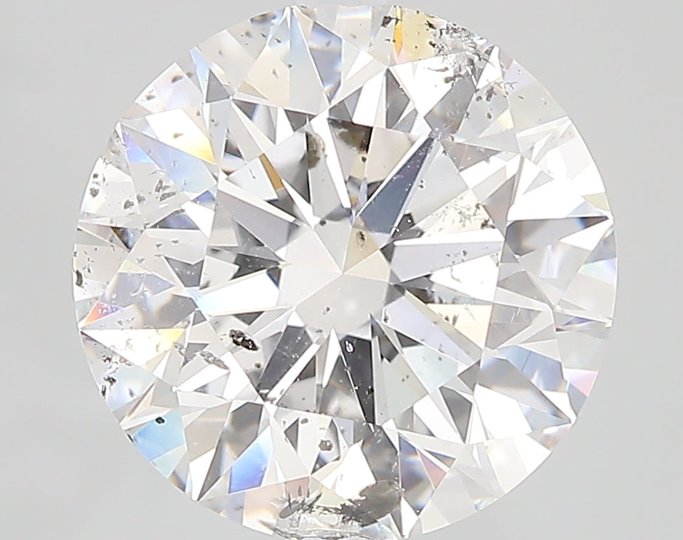 5.06 carat Round diamond D SI2 Excellent