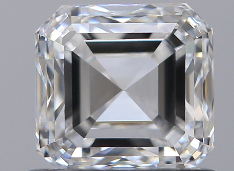 0.80 carat Asscher diamond F VVS1