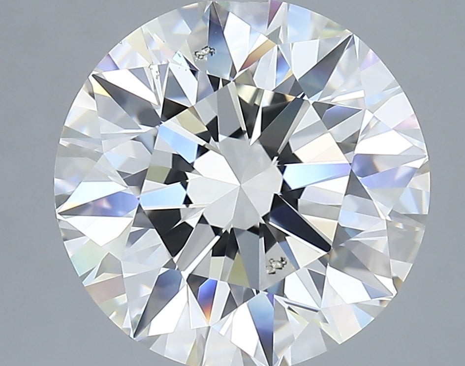 5.20 carat Round diamond H SI1 Excellent