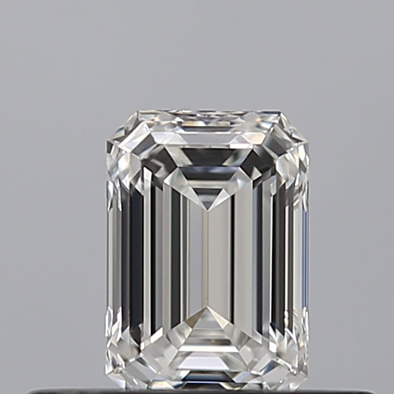 0.37 carat Emerald diamond F VVS1