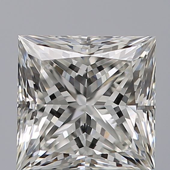 0.91 carat Princess diamond F VVS2 VeryGood